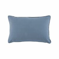 Coussin de voyage Mon Ami naturelle gris/bleu 28 x 41 cm Gris Drouault