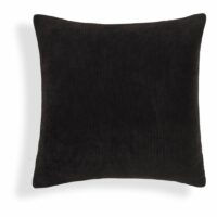 Coussin décoratif Jeannette velours Noir Jalla