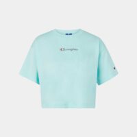 Crop top signature coton Bleu Champion