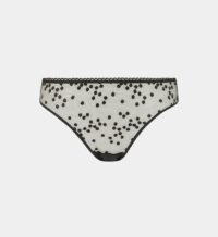 Culotte Party tulle pastilles Noir Simone Perele