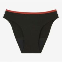 Culotte menstruelle coton Noir Smoon