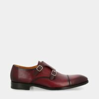 Derbies Monk Batignolles cuir pleine fleur Rouge Comptoir GL