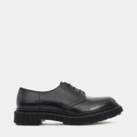 Derbies Type 132 semelle striée cuir polido Noir Adieu