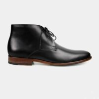 Desert boots en cuir  LA RÉCONCILIATION Noir Paire & Fils