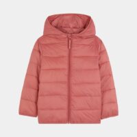 Doudoune Nosine light capuche nylon recyclé Rose Cadet Rousselle