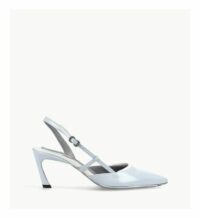 Escarpin à bride arrière en cuir DEMI 65 Bleu Free Lance