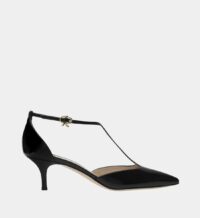 Escarpins Ribbon T Bar Noir Gianvito Rossi