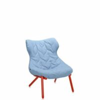 Fauteuil Foliage - rouge - Trevira orange Orange Kartell