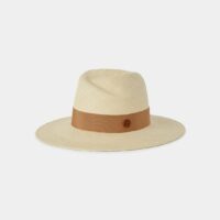 Fedora Virginie paille Beige Maison Michel