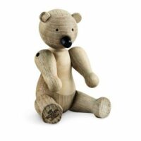 Figurine en bois en forme d'ours - grand Marron Kay-Bojesen