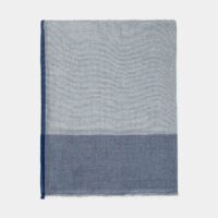 Foulard Adrian en coton Bleu Agnes B.