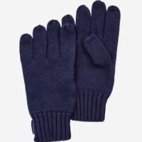 Gants en coton et laine Bleu North Sails