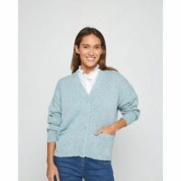 Gilet coton et lin - Thais Bleu Maison Montagut