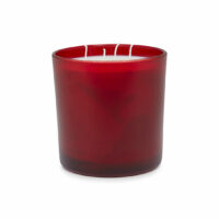 Grosse bougie parfumée à la rose 1200 gr  Ø14 cm Rouge Waks