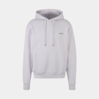 Hoodie Onset droit coton bio molletonné signature Violet AVNIER