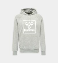 Hoodie ajusté Gros Logo Gris Hummel