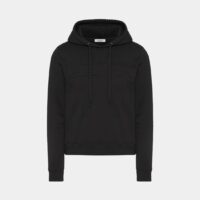 Hoodie ajusté avec motif Valentino gaufré en coton Noir Valentino