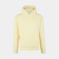 Hoodie droit Matias fleece recyclé Jaune La Paz