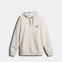 Hoodie droit Wade Eco Resp en coton Beige Hummel