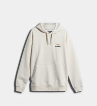 Hoodie droit Wade Eco Resp en coton Beige Hummel