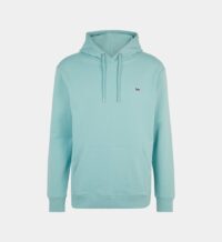 Hoodie droit coton molleton Bleu Lee