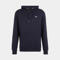 Hoodie droit coton molletonné Bleu Lee