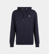 Hoodie droit coton molletonné Bleu Lee