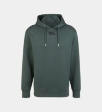 Hoodie droit molleton technique monogramme Vert Armani Exchange