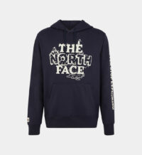 Hoodie droit molletonné signature Bleu The North Face