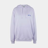 Hoodie droit uni Reaumur Truth coton bio Violet Maison Labiche