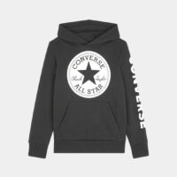 Hoodie logo signature coton mélangé Noir Converse