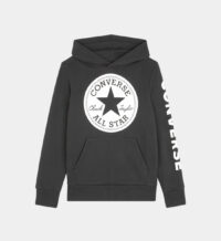 Hoodie logo signature coton mélangé Noir Converse