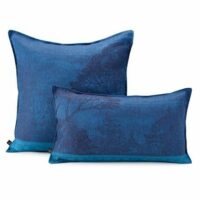 Housse de coussin Symphonie Baroque Bleu Le Jacquard Francais