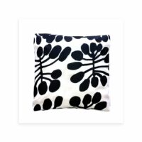 Housse de coussin Watiya Blanc 40 x 40 cm Blanc IDAIA