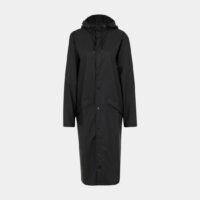 Imperméable long capuche Noir Rains