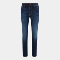 Jean Lean Dean slim coton organique stretch Bleu Nudie Jeans