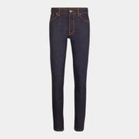 Jean Lean Dean slim stretch brut Bleu Nudie Jeans