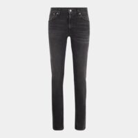 Jean Lean Dean slim stretch délavé Gris Nudie Jeans