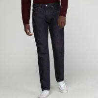 Jean Open Raw regular tapered coton moucheté bleu brut Bleu Edwin