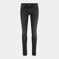 Jean Tight Terry slim coton organique stretch Gris Nudie Jeans