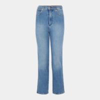 Jean Wild West droit taille haute Bleu Wrangler