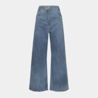 Jean ample crop Chloe Bleu Mother Of Pearl