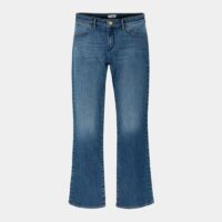 Jean bootcut stretch délavé Bleu Wrangler