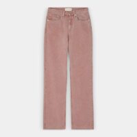 Jean droit et large Rose coton bio mélangé Rose Mud Jeans