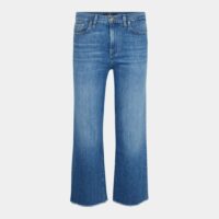 Jean droit taille haute Left And Pure délavé Bleu 7 For All Mankind