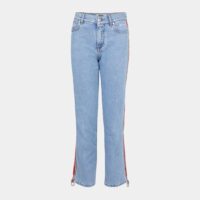 Jeans MSGM regular bande siglée Bleu MSGM