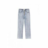 Jeans flare uni CHUFY Bleu La Petite Etoile