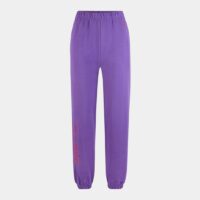 Jogging droit molleton coton mélangé Violet Local Heroes