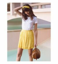 Jupe Bonbons Jaune Soi Paris