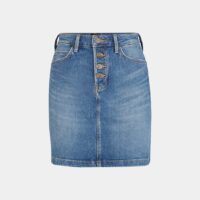 Jupe courte denim Bleu Lee